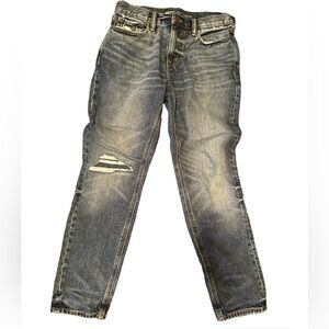 Old Navy 33 x 32 mens distressed straight taper jeans